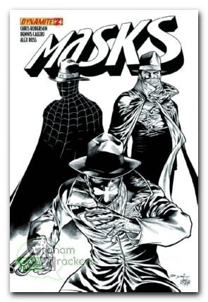 Masks #2 (2012) b&w cover