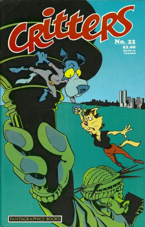 Critters #22 (1986) statue of liberty