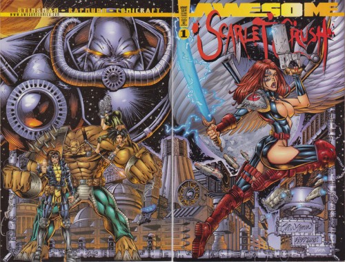 Scarlet Crush #1 (1998) Wrap Cover