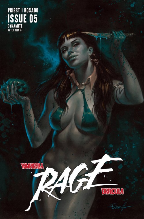 Vampirella Dracula Rage #5 cover k parrillo ultraviolet variant