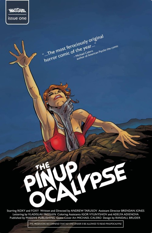 Pinupocalypse #1 cover h horror movie homage