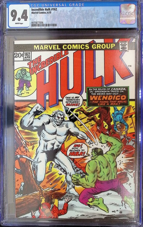 Incredible Hulk #162 (1962) CGC 9.4