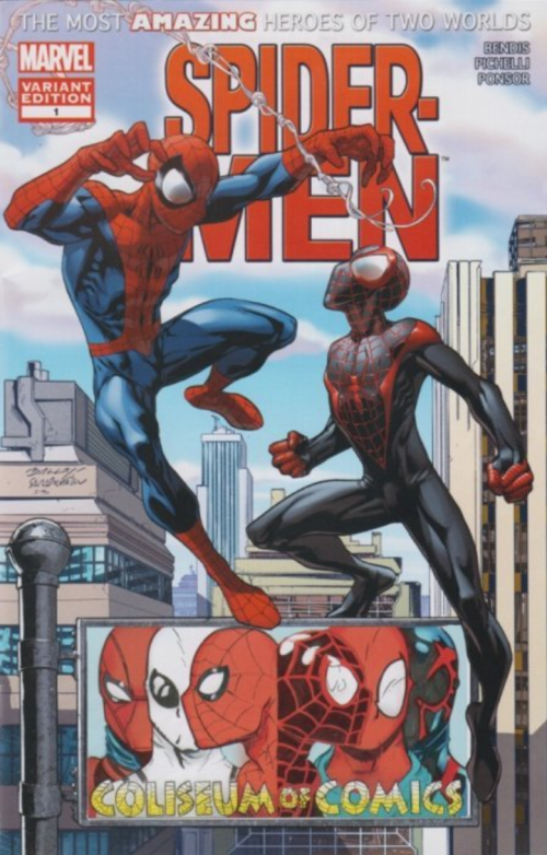 Spider-Men #1 coliseum exclusive