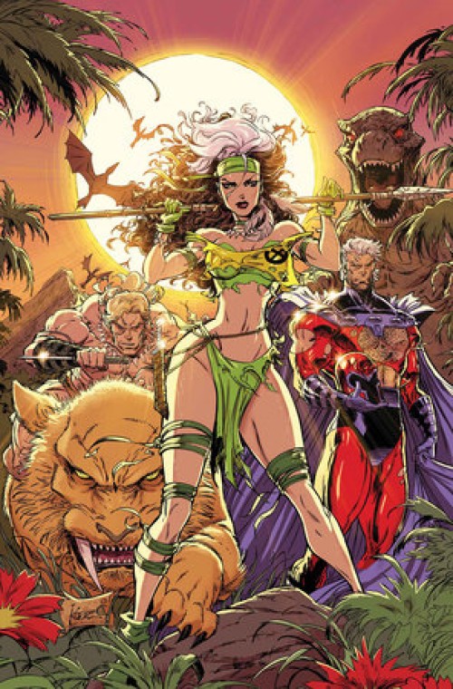 Rogue The Savage Land #1 (2025) second print andrews virgin variant