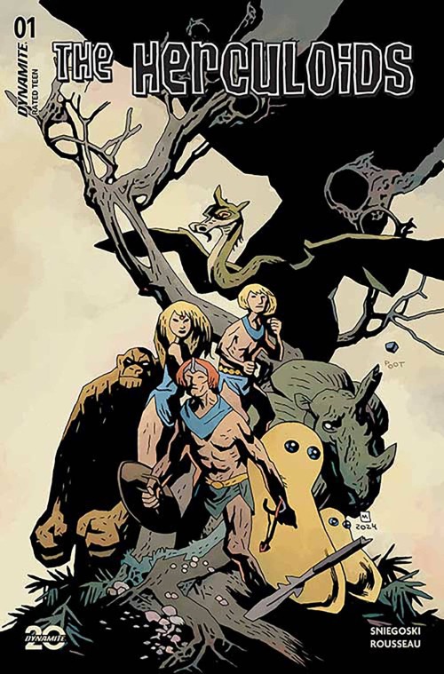 Herculoids #1 (2025) cover zf mignola foil variant