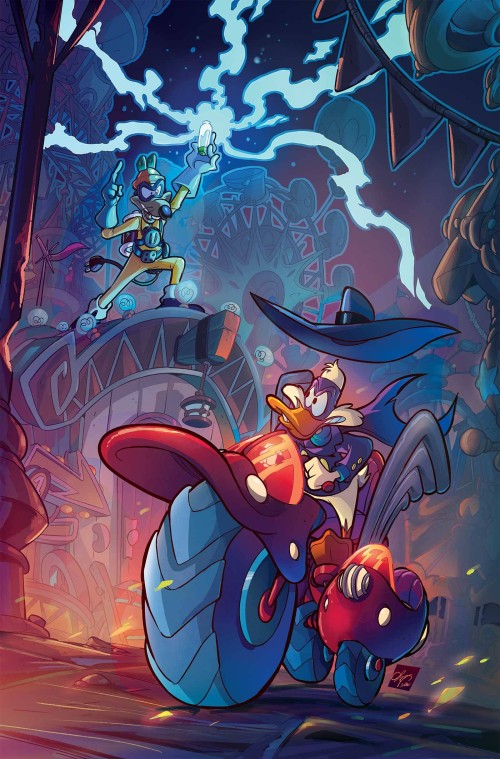 Darkwing Duck #1 (2025) cover x cangialosi foil virgin variant
