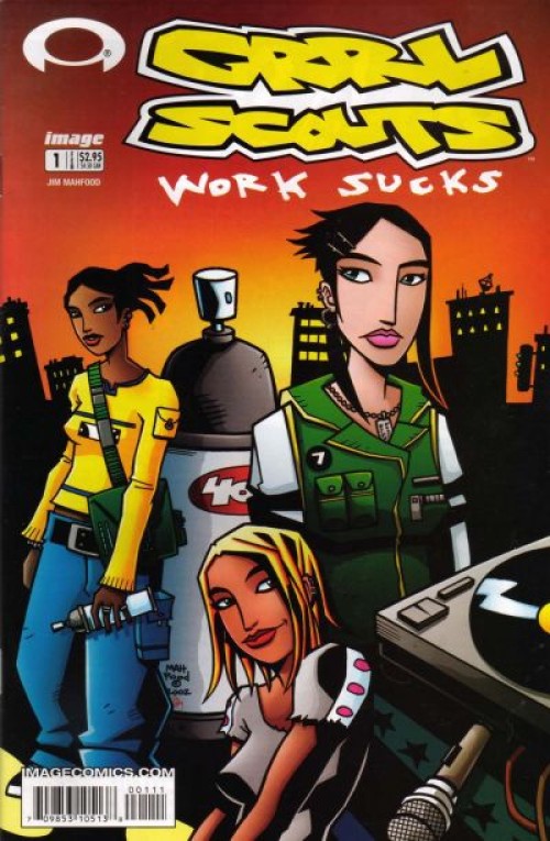 Grrl Scouts Work Sucks #1-4 comic set