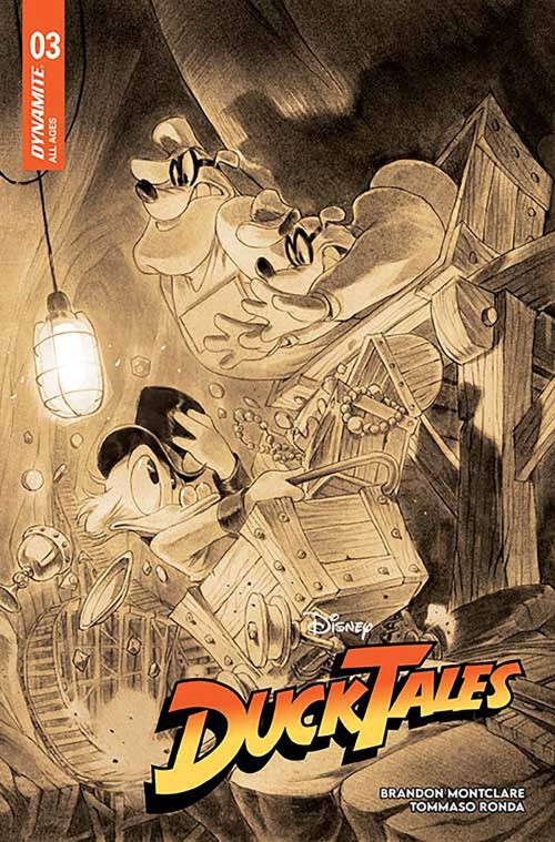 Ducktales #3 (2024) cover p bigarella sepia variant