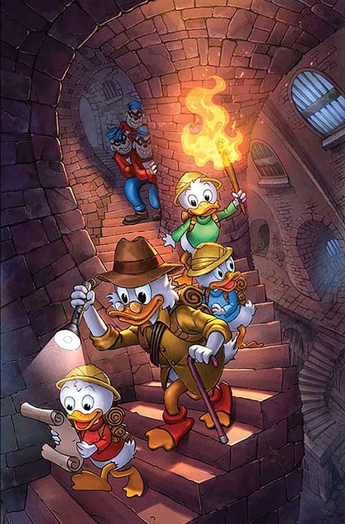 Ducktales #3 (2024) cover u quah virgin foil variant