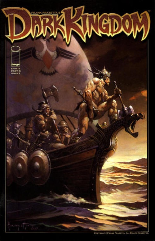 Frank Frazettas Dark Kingdom #4 (2008) frazetta cover
