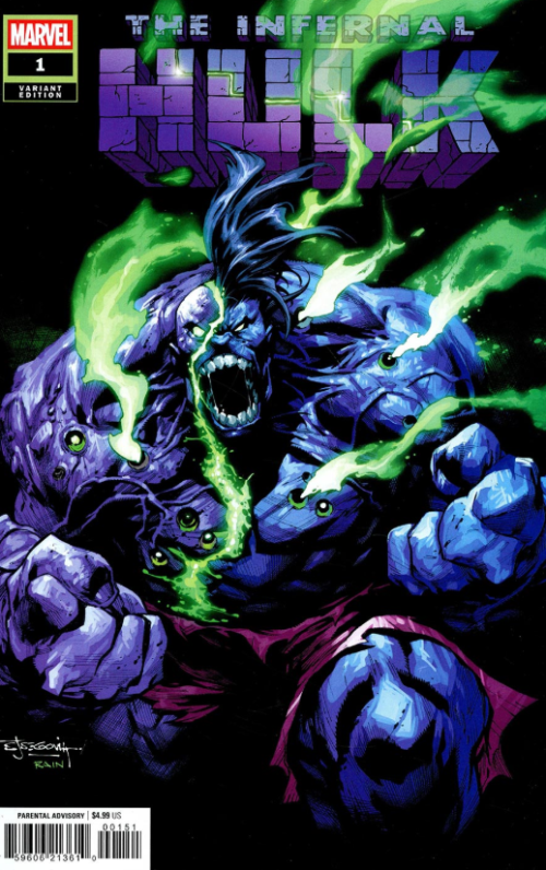 Infernal Hulk #1 (2025) segovia variant