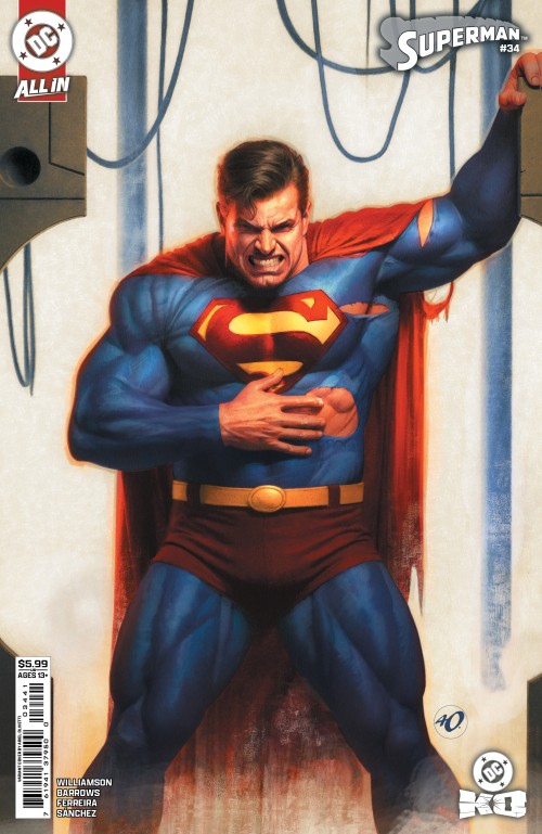 Superman #34 (2023) cover d olivetti variant