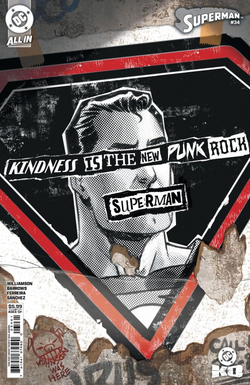 Superman #34 (2023) cover f johnson punk rock variant