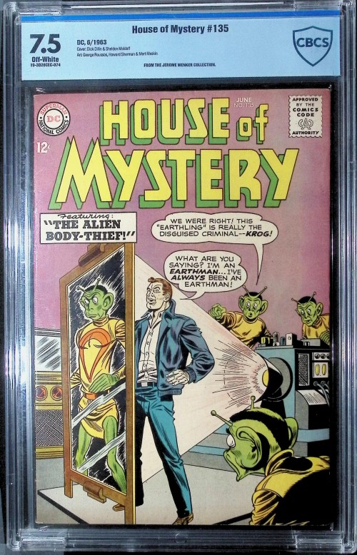 House of Mystery #135 (1951) CBCS 7.5