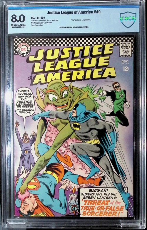 Justice League of America #49 (1960) CBCS 8.0
