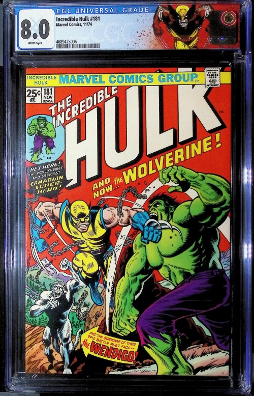 Incredible Hulk #181 (1962) CGC 8.0