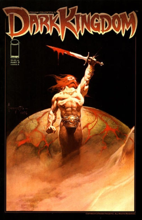 Frank Frazettas Dark Kingdom #3 (2008) Frazetta cover