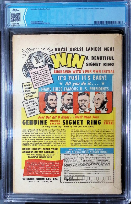 Brave and the Bold #30 (1955) CBCS 2.0
