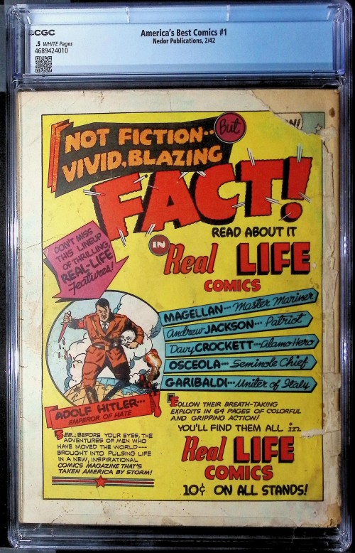 Americas Best Comics #1 (1942) CGC 0.5