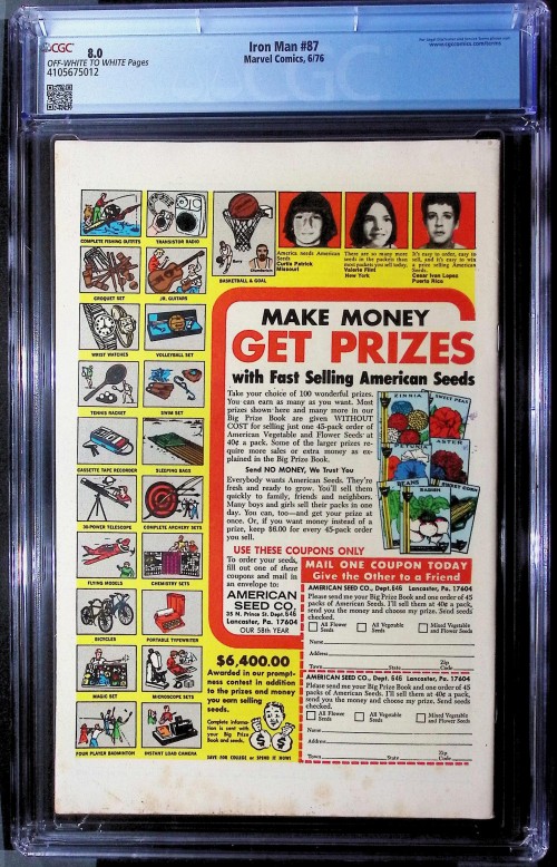 Iron Man #87 (1968) CGC 8.0