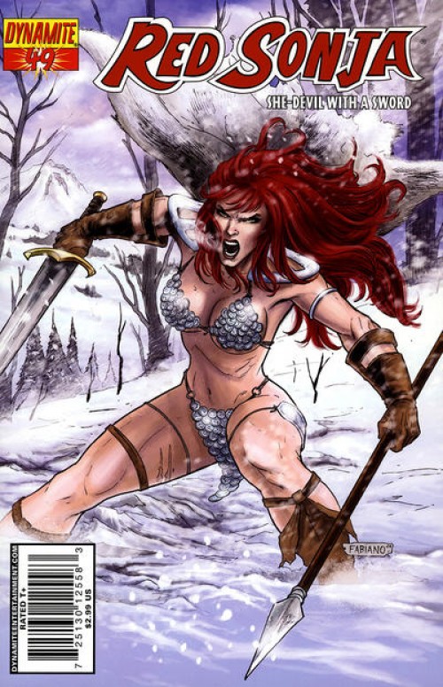 Red Sonja #49 (2005) cover b neves variant