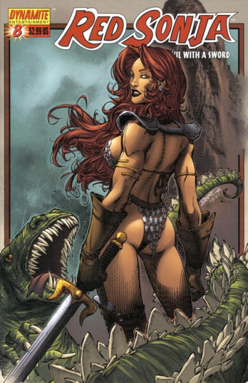 Red Sonja #8 (2005) cover d peterson variant