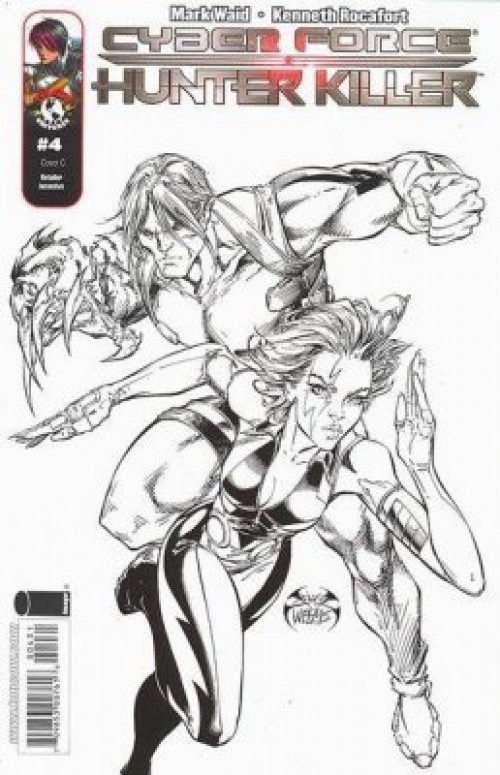 Cyberforce Hunter Killer #4 (2009) variant