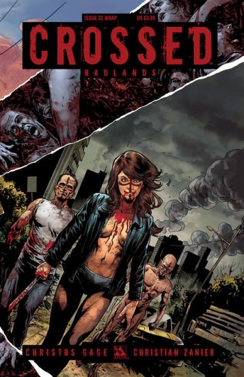 Crossed Badlands #32 (2012) wrap cover