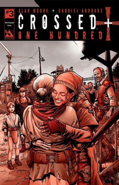 Crossed Plus 100 #3 (2014) red crossed variant
