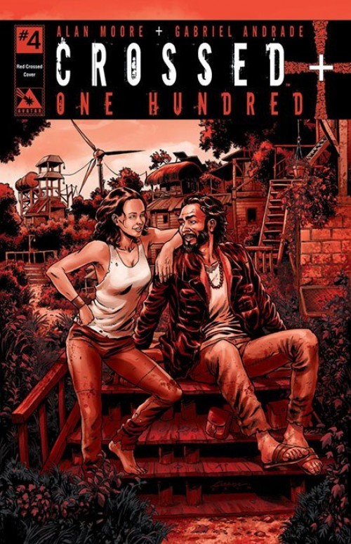Crossed Plus 100 #4 (2014) red crossed variant