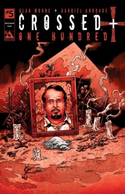 Crossed Plus 100 #5 (2014) red crossed variant