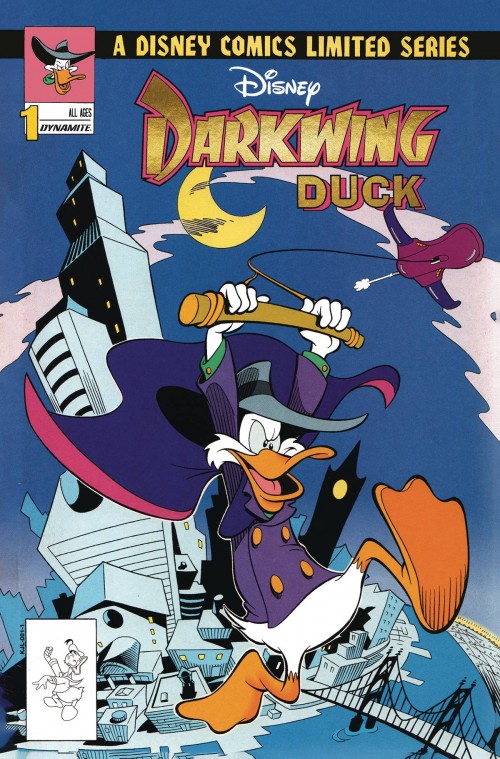 Darkwing Duck #1 (1991) cover d 2023 facsimile gold foil logo