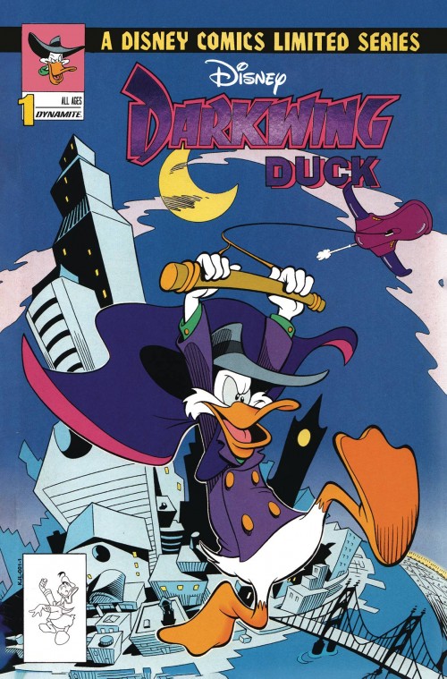 Darkwing Duck #1 (1991) cover e 2023 facsimile purple foil logo