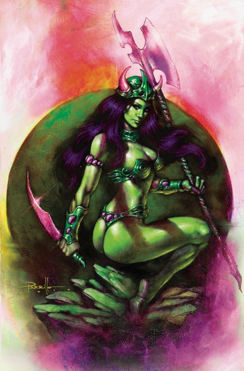 Dejah Thoris #1 (2023) cover zd parrillo ultraviolet virgin variant