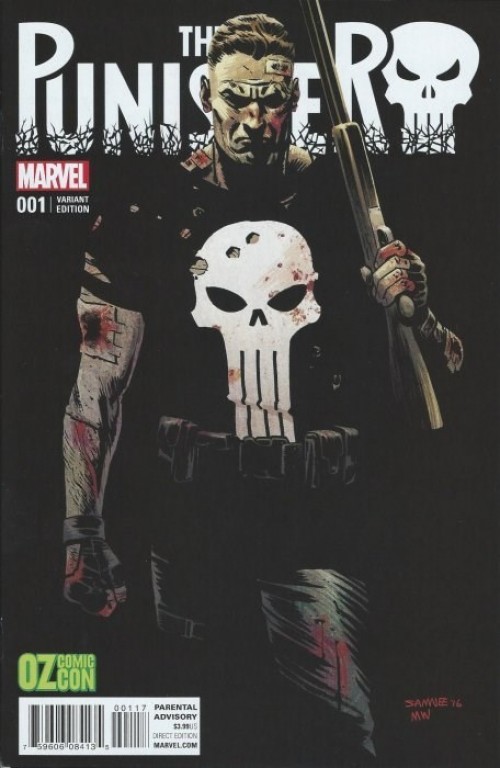 Punisher #1 (2016) oz con variant