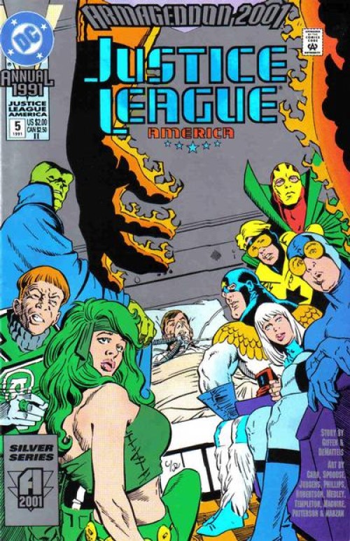 Justice League America Annual #5 (1991) second print