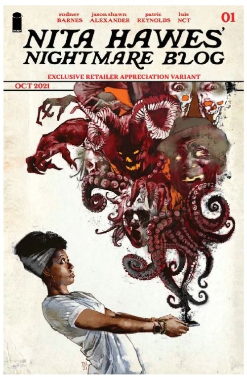 Nita Hawes Nightmare Blog #1 cover f thank you variant