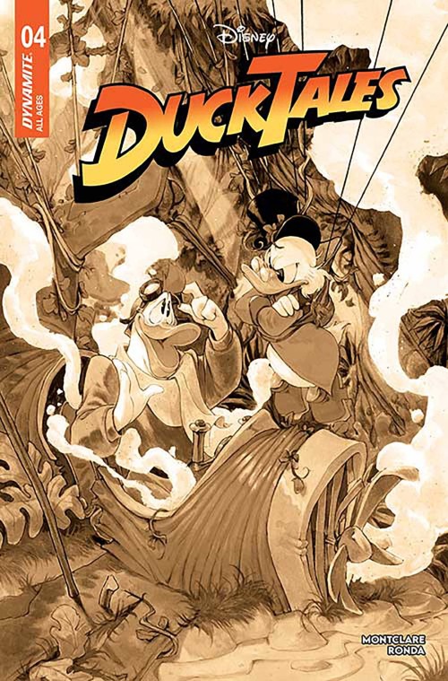 Ducktales #4 (2024) cover h bigarella sepia variant
