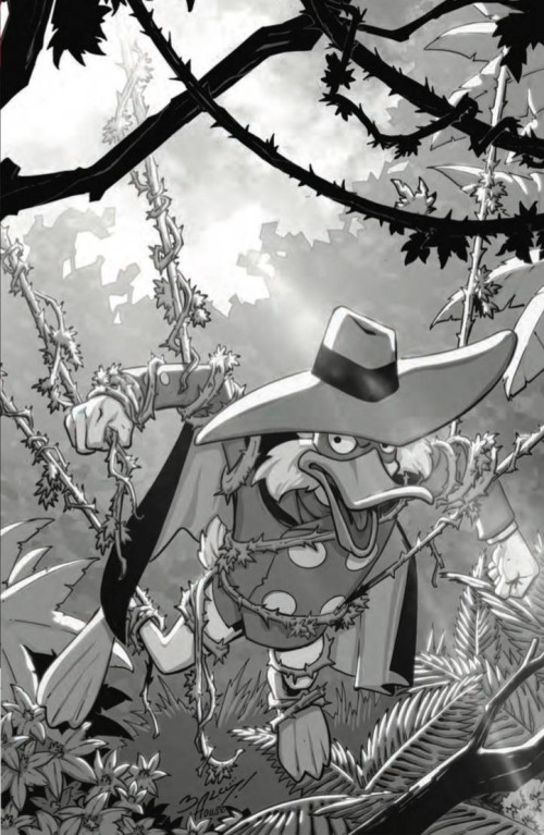 Darkwing Duck #2 (2025) cover l bagley line art virgin variant