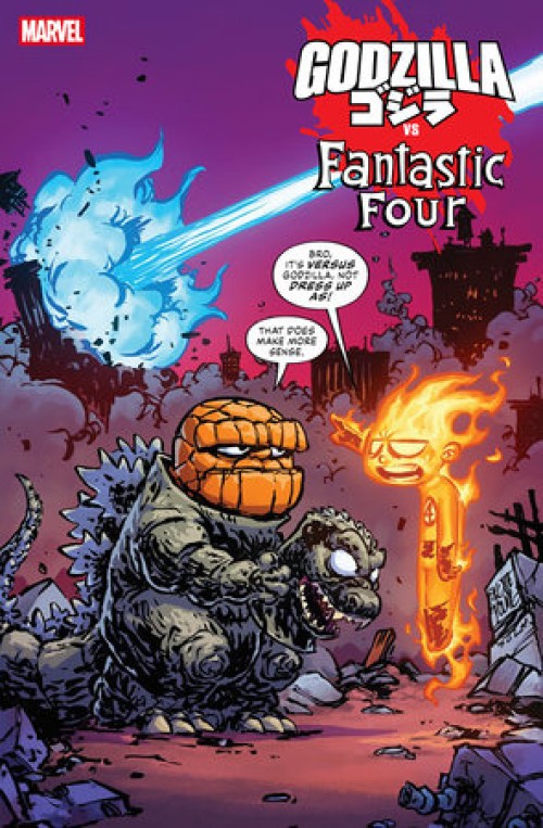 Godzilla Vs Fantastic Four #1 (2025) young variant