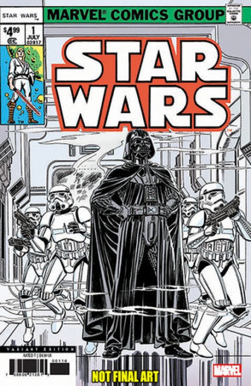 Star Wars #1 (1977) 2025 facsimile edition ordway variant