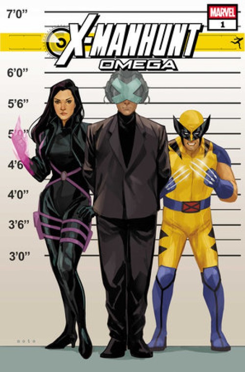 X-Manhunt Omega #1 (2025) noto connecting x-manhunt variant