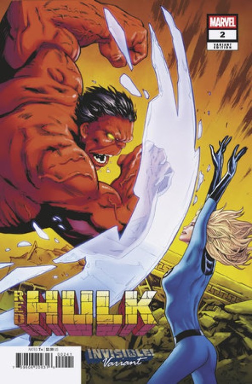 Red Hulk #2 (2025) land invisible variant