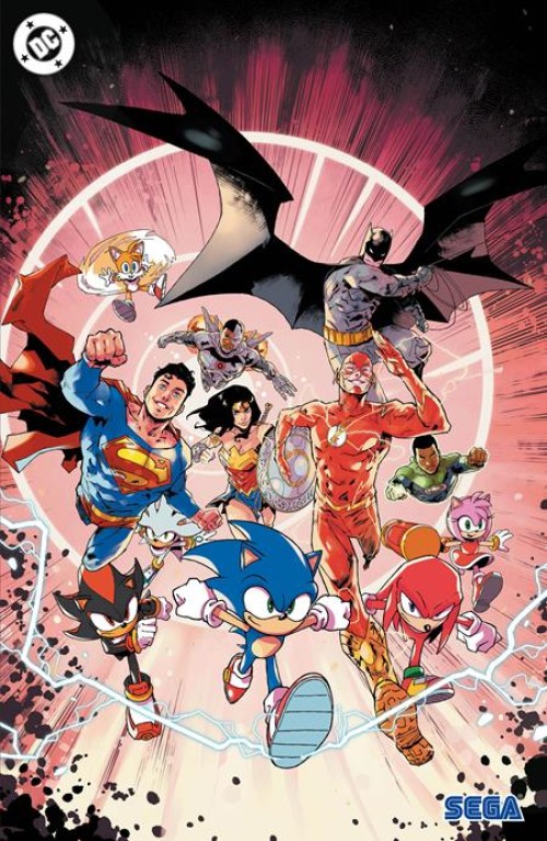 DC X Sonic The Hedgehog #1 (2025) cover d collar virgin variant