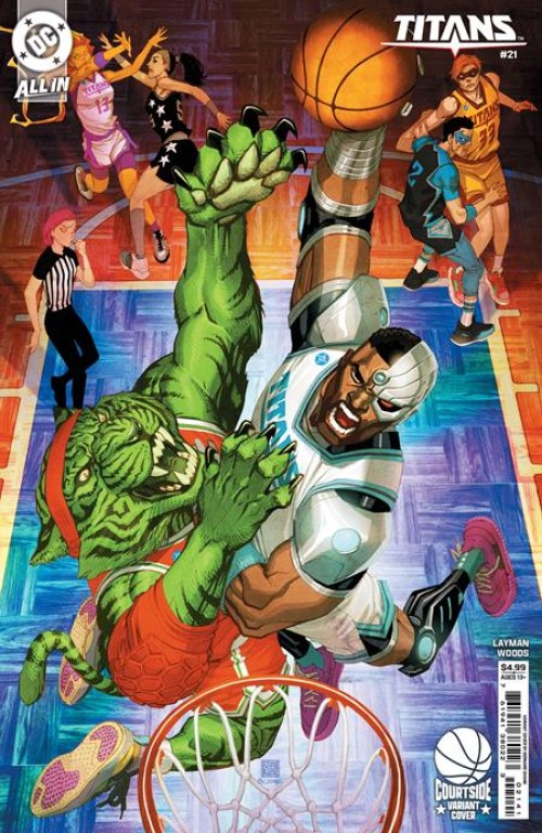 Titans #21 (2023) cover d chang courtside variant
