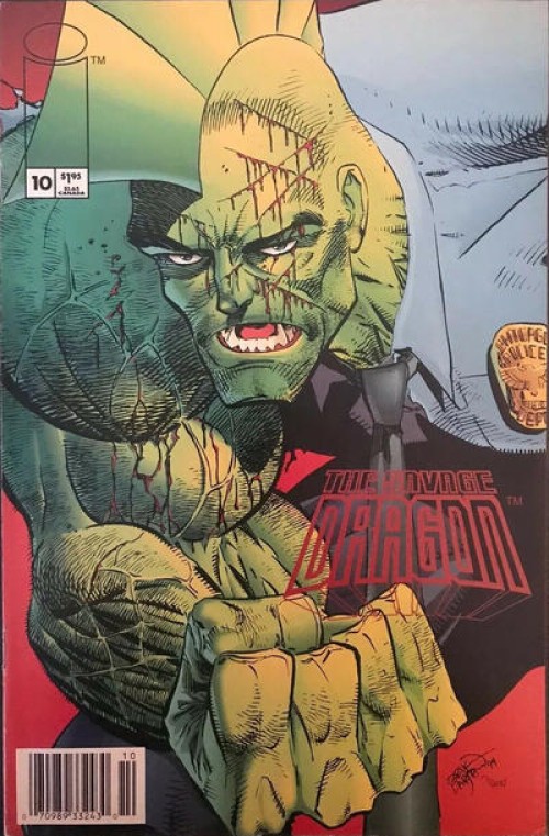 Savage Dragon #10 (1993) newssstand edition
