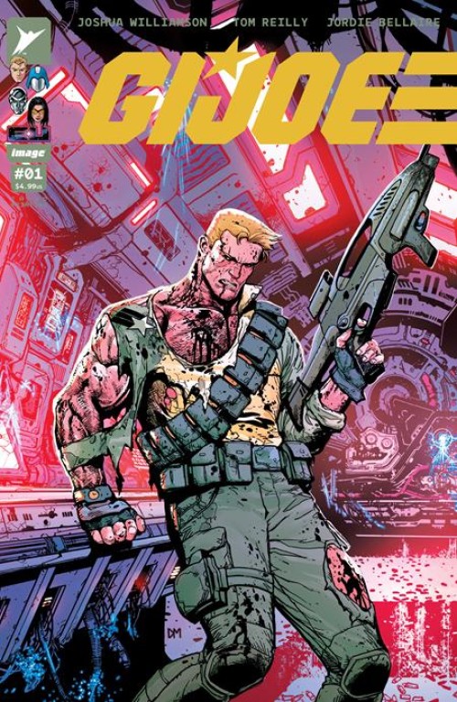 GI Joe #1 (2024) third print cover c mahnke damaged duke variant