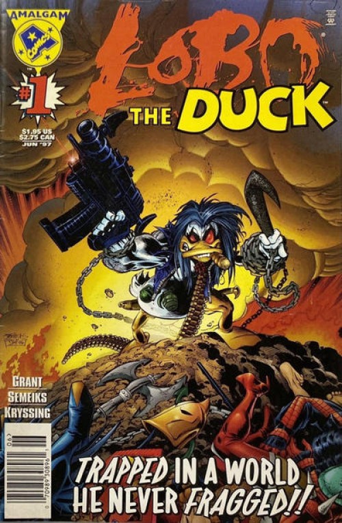 Lobo the Duck #1 (1997) newsstand edition