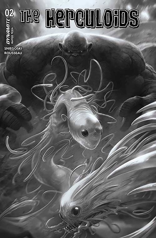 Herculoids #2 (2025) cover v mattina b&w variant