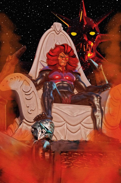 Silverhawks #2 (2025) cover ze spears red virgin variant